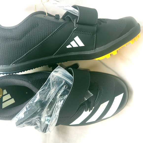 Adidas Black And White Jumpstar Track & Field. Men's Size 8. - Picture 6 of 16